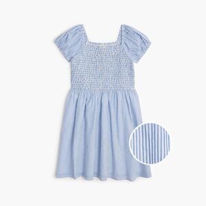 JCrew Factory Girls' striped smocked dress - Size 4